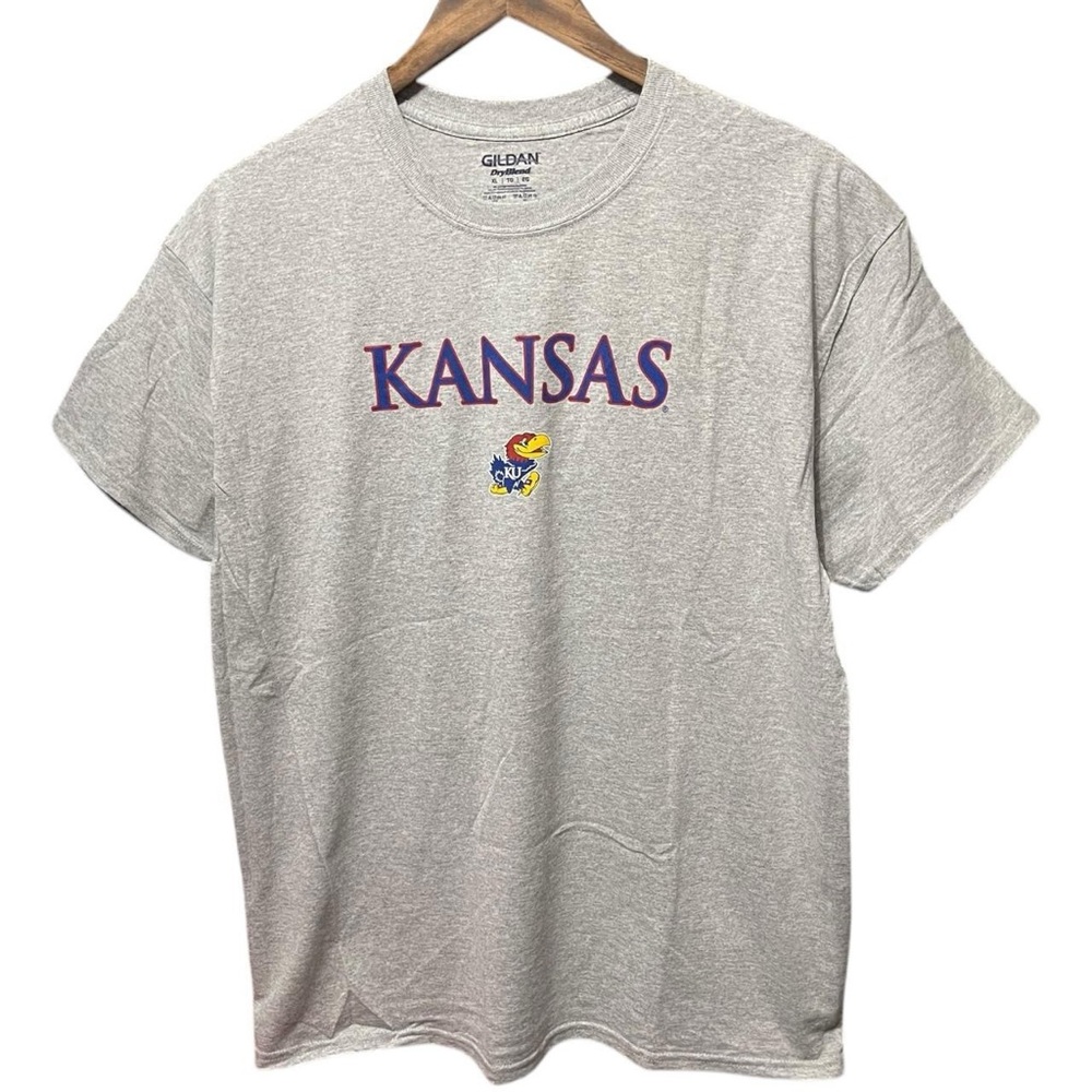 university of Kansas Jayhawks college collegiate short sleeve crewneck T-shirt